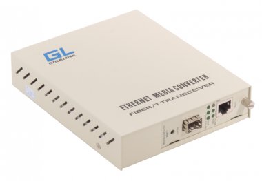Фотография товара 'Gigalink Конвертер управляемый UTP-SFP, 10/100/1000 Мбит/c GL-MC-UTPG-SFPG-FM'