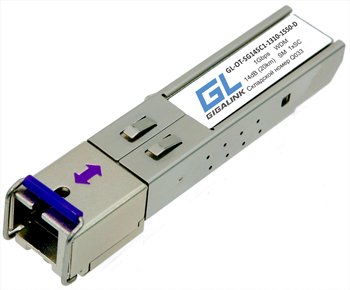 Фотография товара 'Gigalink Модуль SFP, WDM, 1Гбит/c, одно волокно SM, SC, DDM, 14 дБ (GL-30RSC-D) GL-OT-SG14SC1-1550-1310-D'
