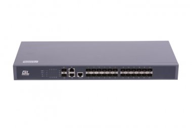 Фотография товара 'Gigalink Управляемый коммутатор L2 24 SFP 100Mb/s портов, 2 TX 1000mb/s, 2 Combo TX/SFP 1000Mb/s GL-SW-F201-26F'