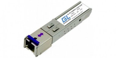 Фотография товара 'Gigalink Модуль SFP, WDM, 155Mb/1,25Gb/s одно волокно SM, SC, 6 дБ до 3 км GL-OT-SG06SC1-1310-1550-B'