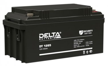 Фотография товара 'Gigalink Аккумуляторная батарея Delta DT 1265 (12V / 65Ah), DT1265'