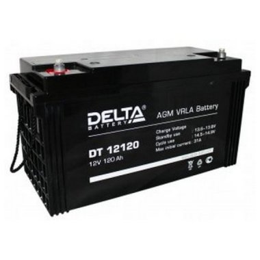 Фотография товара 'Gigalink Аккумуляторная батарея Delta DT 12120 (12V / 120Ah), DT12120'