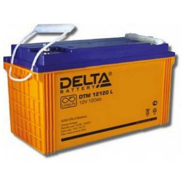 Фотография товара 'Gigalink Аккумуляторная батарея Delta DTM 12120 L (12V / 120Ah), DTM12120L'