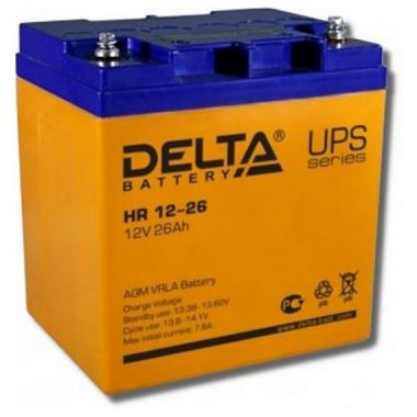 Фотография товара 'Gigalink Аккумуляторная батарея Delta HR 12-2612V / 26), HR12-26'