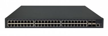 Фотография товара 'Gigalink Управляемый коммутатор L2 48 BASE-T 1000Mb/s портов, 4 10G SFP+, 1 Console. 1U 19", 220V, GL-SW-G201-52TC'