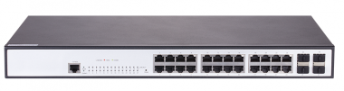 Фотография товара 'Gigalink Управляемый коммутатор L2 24 Base-T 10/100/1000Mb/s портов, 4 SFP 1000Mb/s GL-SW-G201-28'