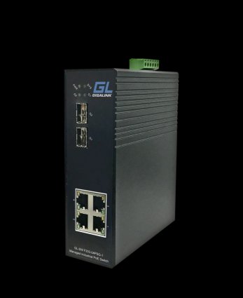 Фотография товара 'Gigalink Коммутатор управляемый L2, 4 PoE (802.3af/at) портов 100Мбит/с, 2 SFP/1000BaseX, 48В GL-SW-F203-04PSG-I'