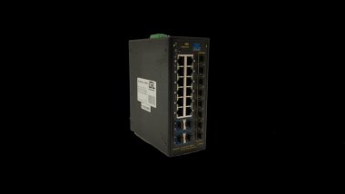 Фотография товара 'Gigalink Коммутатор L2+, 12x10/100/1000Mbps (1-8 PoE af/at), 8x1000mbs SFP, 4x10Gbps SFP+, 1 Консольный RJ-45 GL-SW-G211-24PST-I'