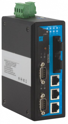 Фотография товара 'Gigalink Промышленный управляемый коммутатор, 3*10/100Base-T, 2*100Base-FX (SC), до20км GL-SW-F206-07SC-RS232'