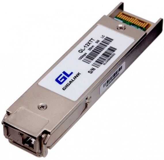 Фотография товара 'Gigalink Модуль QSFP LR4, 40Гбит/c, MPO коннектор, одномод, до 10км GL-OT-SQ40MPO12-LR4'