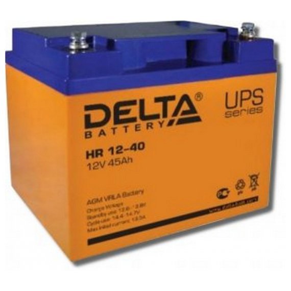 Фотография товара 'Gigalink Аккумуляторная батарея Delta HR 12-40 (12V / 40Ah), HR12-40'
