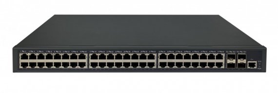 Фотография товара 'Gigalink Управляемый коммутатор L2 48 BASE-T 1000Mb/s портов, 4 10G SFP+, 1 Console. 1U 19", 220V, GL-SW-G201-52TC'