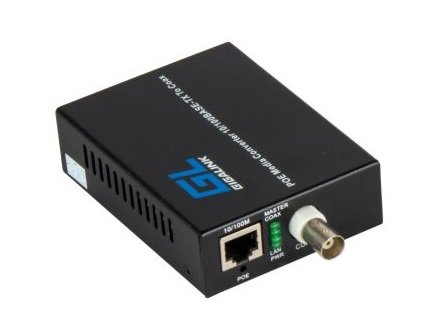 Фотография товара 'Gigalink Медиаконвертер GIGALINK UTP-BNC, 10/100Мбит/c, PoE (блок питания в комплекте не идёт), GL-MC-UTPF-BNC'