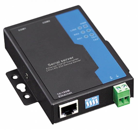 Фотография товара 'Gigalink Преобразователь интерфейсов 2 порта RS232-Ethernet (10/100M) GL-MC-UTPRS2-232'