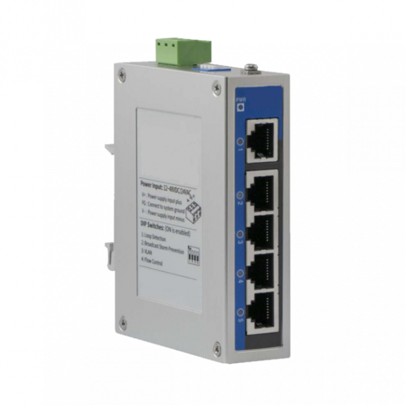 Фотография товара 'Gigalink Промышленный коммутатор неуправляемый, PROFINET 10/100мб/с, 5 портов GL-SW-PFN-F006-05'