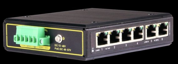 Фотография товара 'Gigalink Коммутатор неуправляемый, 4 PoE (802.3af/at) портов 100Мбит/с, 2 10/100TX, 48В GL-SW-F001-04P-I'