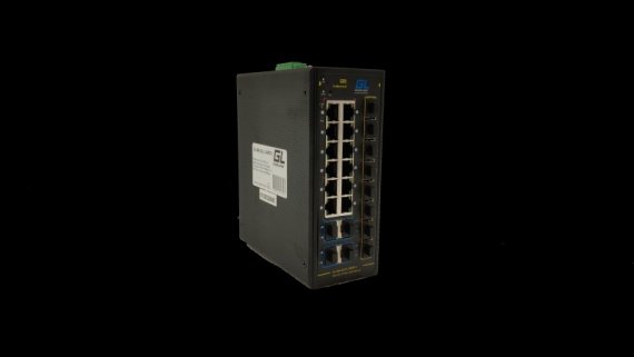 Фотография товара 'Gigalink Коммутатор L2+, 12x10/100/1000Mbps (1-8 PoE af/at), 8x1000mbs SFP, 4x10Gbps SFP+, 1 Консольный RJ-45 GL-SW-G211-24PST-I'