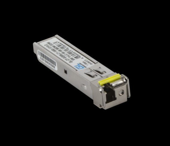 Фотография товара 'Gigalink Модуль SFP, WDM, 1Гбит/c, одно волокно SM, LC, DDM, 32 дБ (до 120 км) GL-OT-SG32LC1-1550-1490-D'
