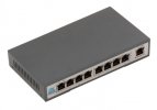 Gigalink Коммутатор неуправляемый, индустриальный на DIN рейку, 8 x 10/100 mbs GL-SW-F002-08-I