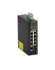 Gigalink Коммутатор L2, индустриальный на DIN рейку, 6 x 10/100/1000 mbs, 1-4 port PoE af 15.4w GL-SW-G202-08PSG-I