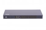 Gigalink Управляемый коммутатор L2 24 Base-T 10/100Mb/s портов, 2 Combo TX/SFP 1000Mb/s, 1 Console. 1U 19'' GL-SW-F201-26