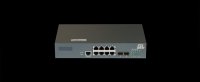 Gigalink Управляемый коммутатор L2 8 Base-T 10/100/1000Mb/s портов, 2 SFP 1000Mb/s GL-SW-G201-10