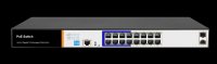 Gigalink Коммутатор WEB Smart управляемый, 16 PoE (802.3af/at) портов 10/100/1000Мбит/с GL-SW-G205-16P