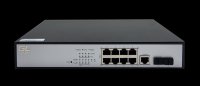Gigalink Управляемый L2 PoE коммутатор 8 Base-T 10/100/1000Mb/s портов, 2 Base-X SFP 1000Mb/s. 1U 19'' GL-SW-G204-10P