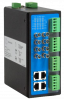 Gigalink Промышленный управляемый коммутатор, 4*10/100Base-T, 4*100Base-FX (ST), MM2км/SM20км, 4*RS-232/422/485 GL-SW-F206-12STRS